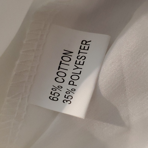 Womens White Raised Puffy Texture Pom Pom Blouse Sheer Keyhole back Sz.Medium - Picture 6 of 7